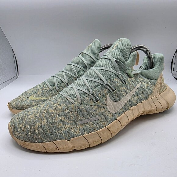 Nike Free Run 5.0 Stream Olive Aura Mens Size 9 Athletic Shoes Running Walking - Picture 3 of 13